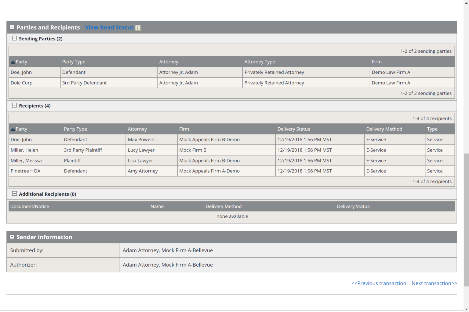 Where to Find Your Certificate of Service on File & ServeXpress File