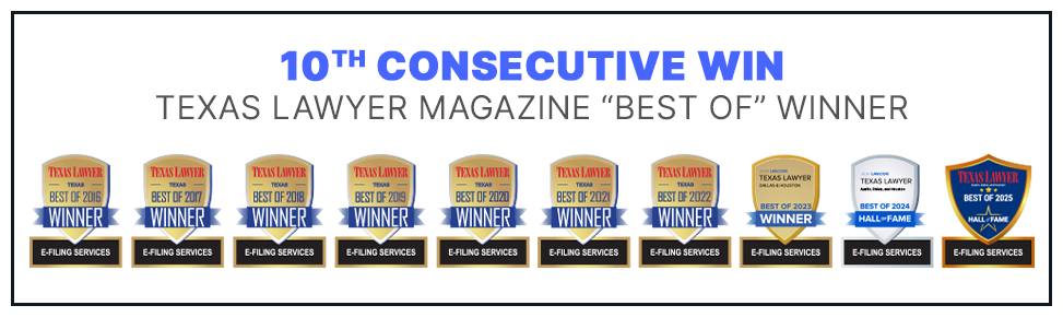 10TH CONSECUTIVE WIN | TEXAS LAWYER MAGAZINE "BEST OF" WINNER